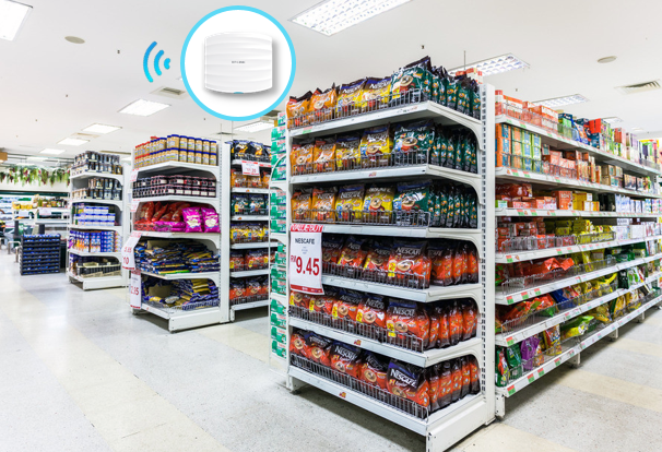 超市安防监控与无线覆盖解决方案(图2)