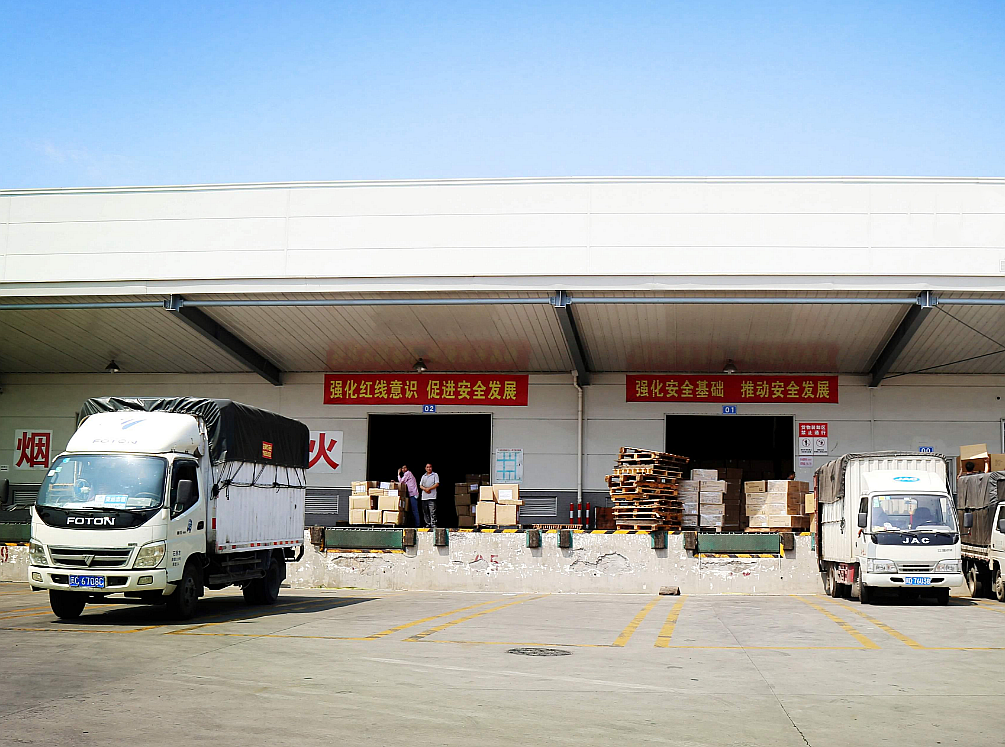 上海中外运物流金海仓高清监控系统(图1)