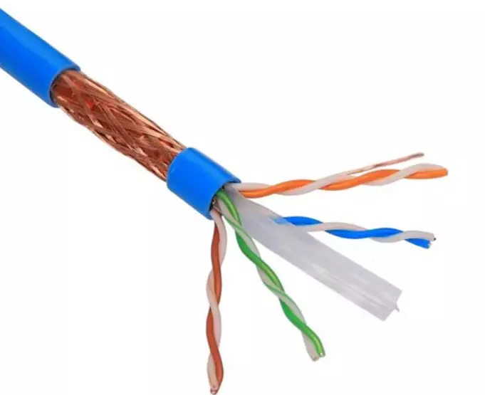 怎么区分双屏网线和非屏蔽网线?什么是超五类双屏蔽网线?(图5) 怎么区分双屏网线和非屏蔽网线?什么是超五类双屏蔽网线?(图5)