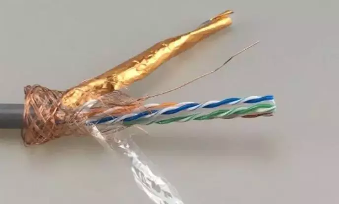 怎么区分双屏网线和非屏蔽网线?什么是超五类双屏蔽网线?(图12) 怎么区分双屏网线和非屏蔽网线?什么是超五类双屏蔽网线?(图12)