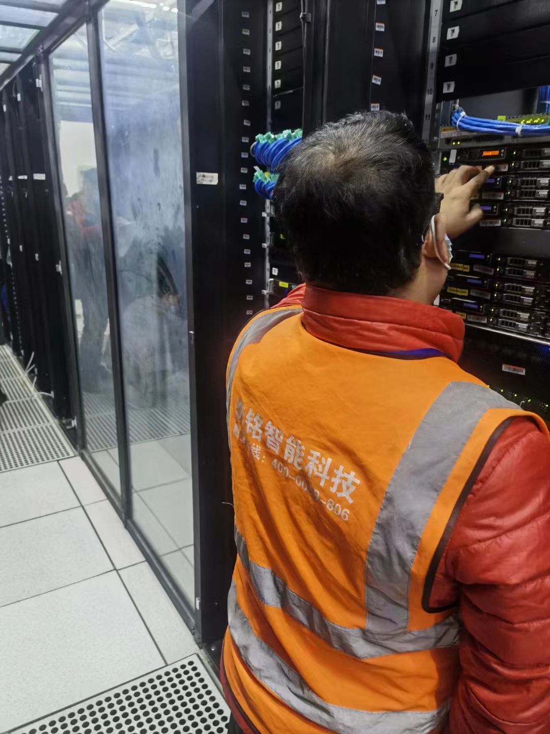 上海电信核心机房网络设备搬迁安装服务(图5)