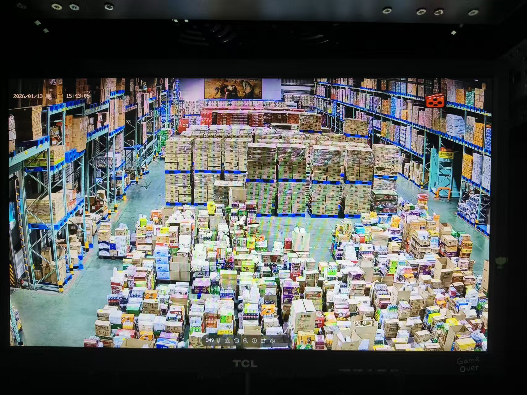 上海松江统一物流1号库128路《高清全彩监控系统》竣工(图5)